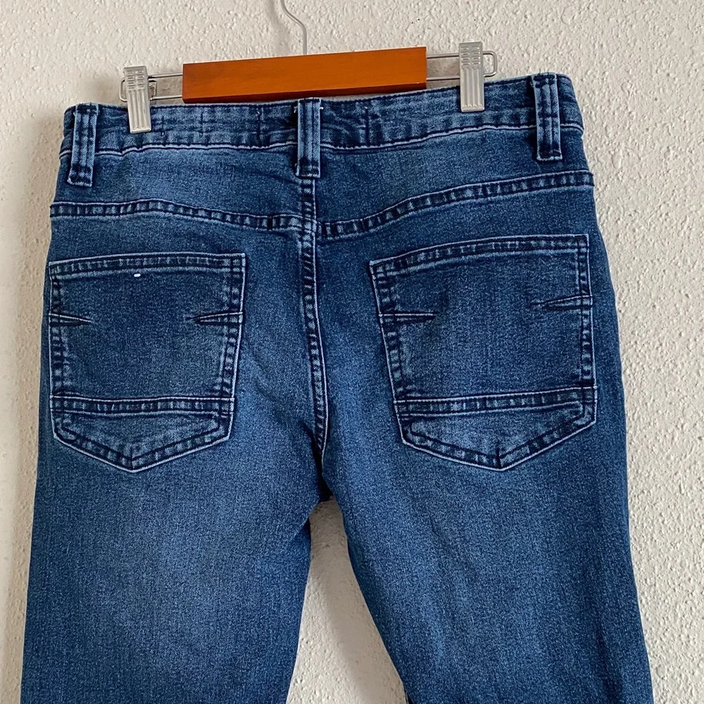 PD&C Men's Slim Fit Jeans in Dark Blue
